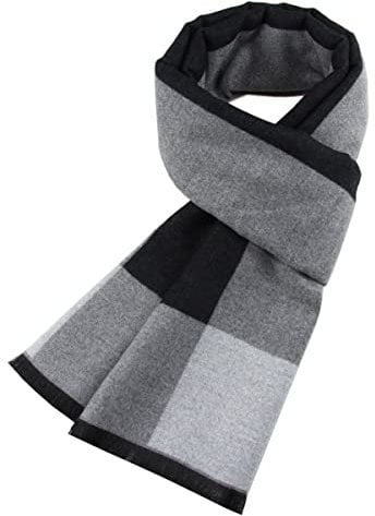 LYRIKER Schal Herren Winter Halstuch Zweifarbig