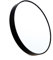 Miroir de maquillage grossissant x10 avec ventouses, miroir rond grossissant x10 noir