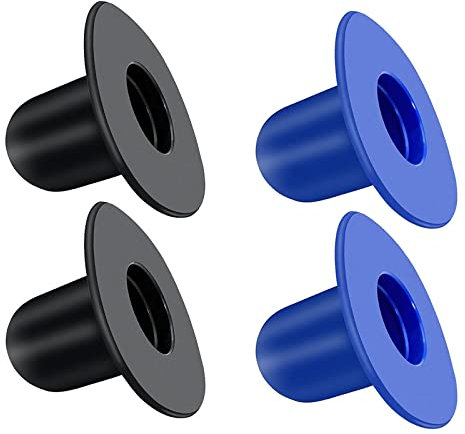 4 Piezas Tapón de Piscina Reemplazos de Tapones de Piscina Tapón de Bomba de Filtro para Piscinas Tapón Colador Piscina Tapones de Repuesto de Piscina Compatible con Intex y Bestway Negro Azul