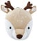 Wanddekoration Tierkopf Baumwolle beige Hirsch 23 x 30 cm Bambi