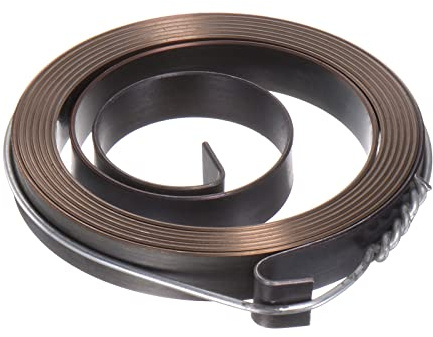 HARFINGTON Drill Press Return Spring, 42 x 7 x 0.7mm Quill Spring Feed Return Coil Spring Assembly Spring Steel Chemical Blackening Finish for Drill Press