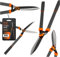 Heckenschere Secateurs Starke Scharfe Stahlklinge 20cm Busch Strauch Trimmen Schneiden Beschneiden Formgebung Leichtes Gartenwerkzeug Rutschfester Griff Comfort Grip