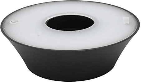 LED Bottle Lamp, LED Wine Bottle Lamp Innovative Cordless Table Light with USB Cable for Hotel Restaurant Bar Decoration, Candlesticks (Black)