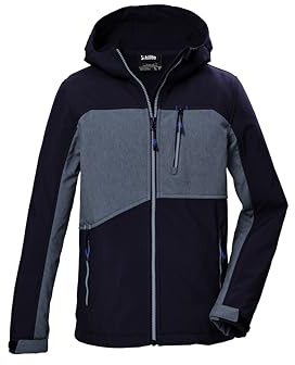 Killtec Jungen Kow 367 Bys Sftshll Jckt Softshelljacke/Outdoorjacke mit Kapuze