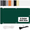 MENGH Balkon Sichtschutz Ohne Bohren Wind-und UV-Schutz, 160g/m², Mit Montagezubehör, 100% Polyester, für Balkon geländer,Terrasse & Garten - Grün 50x300cm