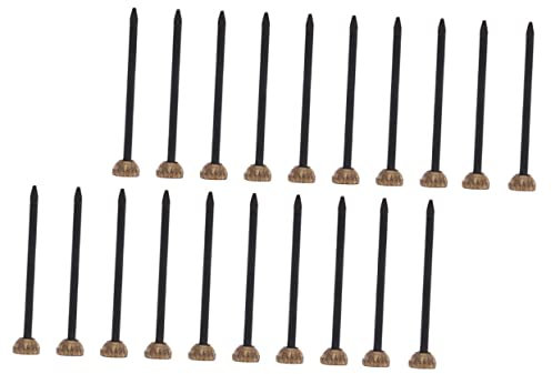 BESTonZON Kit Per Unghie 100 Pezzi Chiodo a Uncino Appendini Per Quadri Premium Cavalletto Fotografico Appendiabiti in Metallo Chiodo Del Telaio Allacciare Chiodo Di Ferro Testa Di Rame