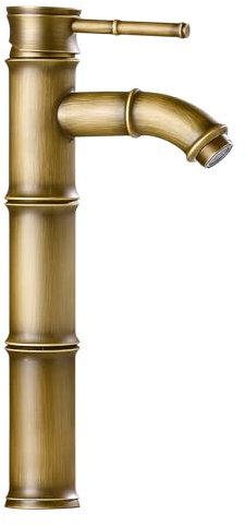 BiaoTeng Robinet Melangeur Lavabo Salle de Bain Retro Haut, Robinets de Lavabo pour Salle de Bain, Robinet Vasque à poser Ancienne, Antique