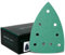 Serious Grit 60er Körnung, 4 x 6 Zoll Delta (100 mm x 150 mm), Dreiecksblätter, passend für Festool DTS 400 und Mirka DEOS Deltaschleifer, Klettfolien-Schleifpapier, 25er-Pack, 60er Körnung