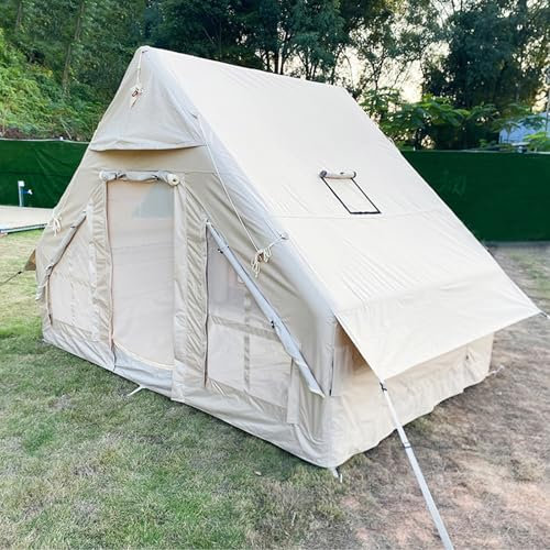 Casa Inflable para Tienda de campaña con toldo Impermeable, Tienda de campaña, Tienda de campaña para 4-6 Personas, Refugio Solar, fácil instalación, casa de campaña Oxford para 4 Estaciones al Aire