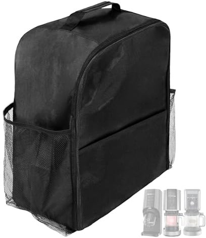 Waterproof Storage Bag with Pockets Compatible with Ninja CREAMi Ice Cream Maker NC501UK NC300UK Series, Carrying Bag for Ice Cream Maker Accessories
