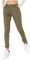 Nina Carter J250 Damen Chinohose Bequeme High Waist Slim Fit Stretch Baumwollhose Stilvolle Alltag Freizeit Hose (Khaki (J250-11), M)