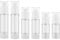 6PCS Clear Airless Pump Bottles, 15ml 30ml 50ml Portable Cosmetic Travel Bottle, Plastic Travel Spray Bottle, Refillable Cosmetic Containers for Essential Oil Perfume Foundation Creams Cosmetic