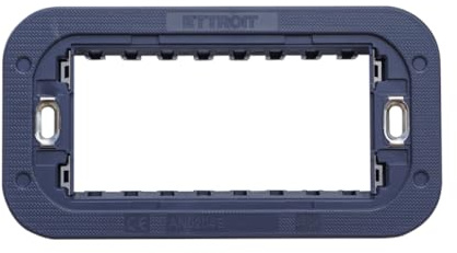 SUPPORTO SLIM A 4 MODULI, PER CASSETTA SCATOLA 504, PER PLACCA A 4 POSTI, COMPATIBILE CON BTICINO AXOLUTE AIR, SERIE MOON, SERIE CIVILE, MASCHERINA