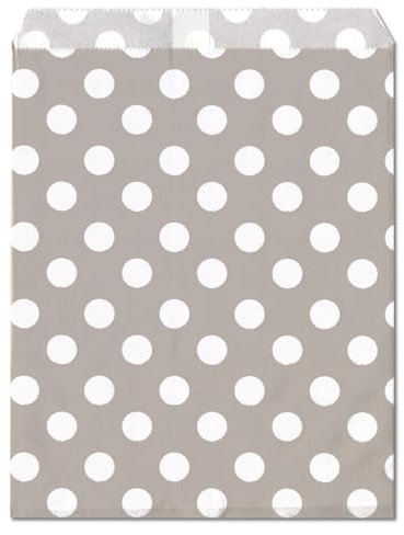 50 Stück bunte Papiertüten - 16,5 x 13 cm - Flachbeutel ohne Boden - Geschenktüten - Kindergeburtstag - Hochzeit - Weihnachten - Ostern