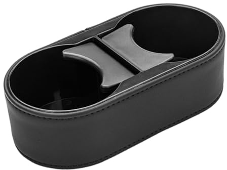 Auto-Becherhalter, doppelter Getränkehalter, feste Auto-Getränkehalterung, Konsolen-Organizer für Reisen, Camping, Reisebus, Golf, Wagen, LKW, täglich, Fahren, 7 x 8,5 x 5 cm