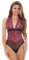 Tease Body Sherry con pizzo rosa - 1 pezzo
