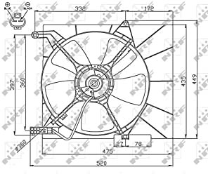 NRF 47751 Kühlmittel des Motor