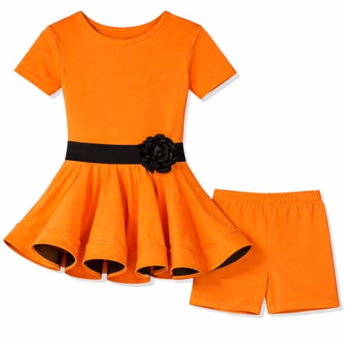 Matissa Vestido de Baile para niños Ballet Latino Rumba Samba Vestido Faldas Dancewear Niñas Niños 3-15 años