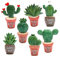 EQLEF Imanes de Nevera de Resina, Pegatinas magnéticas Decorativas Cactus suculentos Imán de Planta de Nevera teléfono Creativo (7)