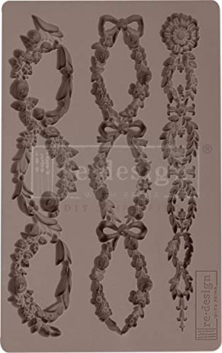 Prima Marketing INC REDESIGN MOULD 5X8 FLORAL CHN