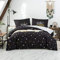 AYSW Sets de Housse de Couettes 200 x 200 cm + Lot 2 Taies d'Oreillers 65 x 65 cm Parure de lit Imprimé Etoile Multicolore pour 2 Personnes Motif 10