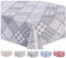 Home Direct Nappe Toile cirée PVC Rectangulaire 140 x 180 cm Gris Clair
