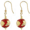 Venetiaurum - Boucles d'Oreilles pour Femme avec Pierres en Verre de Murano Original et Argent 925 Plaquè Or - Bijou Certifié Made in Italy