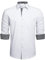 HISDERN Men's White Shirt Long Sleeve Business Smart Stretch Shirt for Men Adult Regular Fit Button Down Designer Formal Wedding Non Iron with Pockets,White3,M