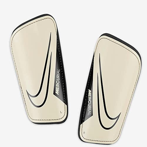 Nike Unisex Merc Shin guards, COCONUT MILK/BLACK/BLACK, L EU