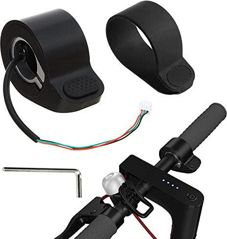 UYUYong Elektro Scooter Daumengas Gashebel e Scooter Kompatibel Xiaomi M365 / M365 Pro Elektrorolle + Drosselklappe Schutz Elektroroller Daumengas Schwarz Gaspedal Scooter Zubehör für M365 / M365