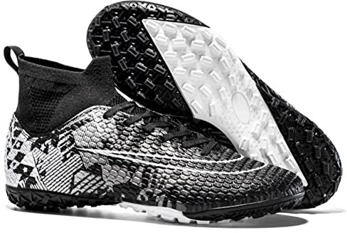 WEJIESS Zapatos de fútbol de los Hombres Antideslizante Picos Profesionales de fútbol Zapatos de Juego de los niños Zapatos de fútbol de Encaje hasta el Entrenamiento de los Zapatos Deportivos