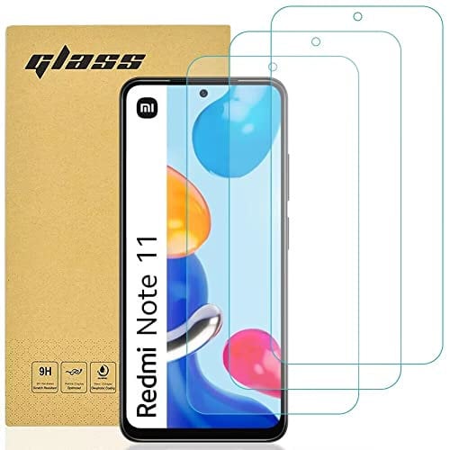 Totill 3 Stück für Xiaomi Redmi note 11 and note 11s Schutzfolie, Frei von Kratzern, 9H Härte, HD Displayschutzfolie, Ultra-klar Ultrabeständig, Panzer Schutz Glas für note 11 Splitterfest schutzglas