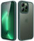 JETech Matte Case for iPhone 13 Pro 6.1-Inch, Shockproof Military Grade Drop Protection, Frosted Translucent Back Phone Cover, Anti-Fingerprint (Dark Green)