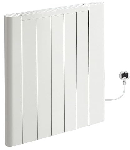 Milano Torr - 900W White UK Plug Dry Heat WiFi Smart Electric Heater Radiator - 533mm x 595mm