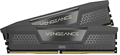 CORSAIR Vengeance DDR5 32GB (2x16GB) DDR5 5600MHz CL40 AMD Expo Intel XMP iCUE Kompatibler Computerspeicher - Grau (CMK32GX5M2B5600Z40)