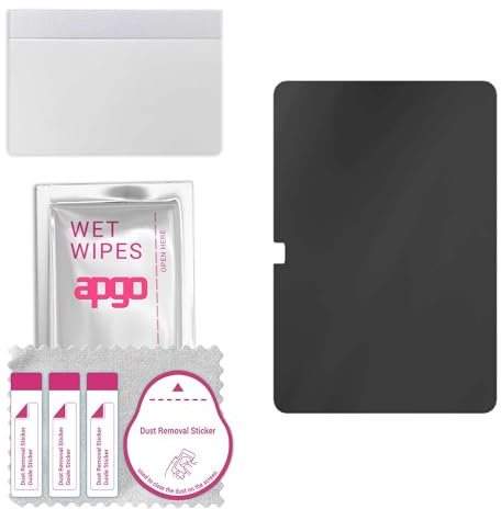 apgo Hybrid Privacy Schutzglas, Matt, kompatibel mit ZTE Nubia Pad 3D, Anti-Spy, toller Ersatz für Hartglas, kratzfester Displayschutzglas, Displayschutz, Full Glue