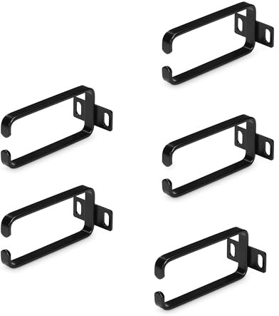 StarTech.com 5er-Pack 1HE Vertikale Kabelführungsbügel, Serverschrank Kabelmanagement, 19 Netzwerkschrank/Rack Kabelführung