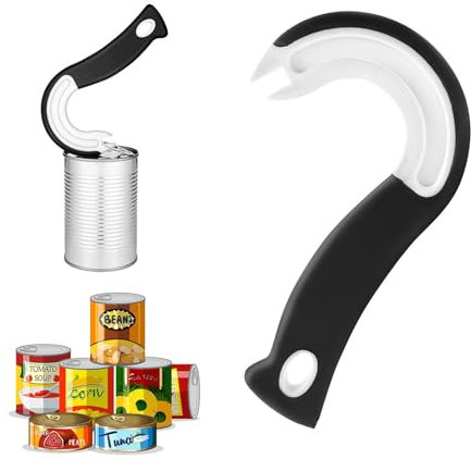 Dosenöffner,Ring Pull GlasÖffner Konserven Öffner Haken Leicht Zugring Tragbarer Senioren Flaschenöffner für Verschlussringen Konservendosen