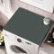 Treer Tappetino per Lavatrice Antiscivolo Assorbente, Copertura per Lavatrice Morbido e Ritagliabile, Tappetino Protezione Superiore per Lavatrice e Asciugatrice (50x60cm,Verde Oliva)