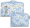 TOPALL Trousse de Toilette Femme Voyage,Trousse Maquillage,Matelassée Trousse Toilette XL,Pochette Maquillage Grande Capacité Voyage Motif Floral pour Femme Fille