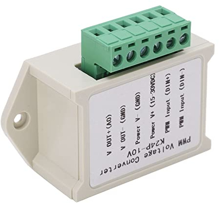 PWM-Spannungswandler Konvertieren Sie den PWM-Spannungswandler, Analog-Digital-Wandler 24 V 0–100% PWM-Analogsignal in 0–10 V Spannungs-Digitalsignal