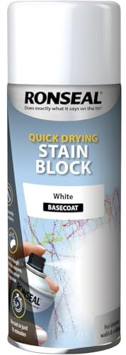 AMK® Ronseal Stain Block 400ml Basecoat Blocks Stains Helps Paint Stick Better and Longer Quick Dry