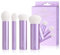 Jessup Pinceaux Maquillages Lot de 4 Pinceau Maquillage Visage Kabuki pour Fond de Teint, Contour, Poudre, Blush, Bronzer et Surligneur, Fibres Synthétiques Premium Sans Cruauté, Violet T517