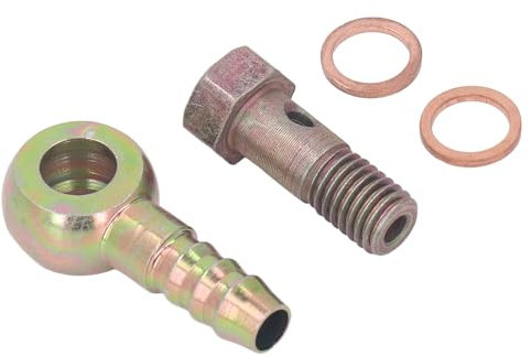 Turbo -Wasser Banjo, Edelstahlverschlussanschluss Kit M10 X 1,5 Mm Bis 3 8in