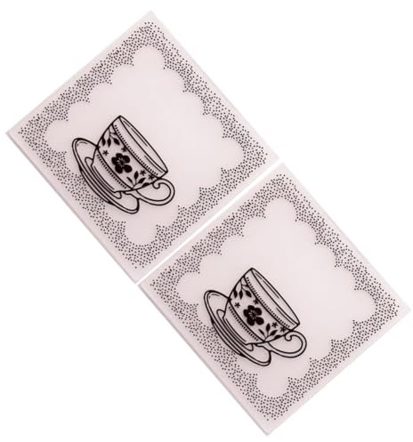 jojofuny 2stücke Prägeschablonen Stanzformen Zum Basteln DIY Schablone Aus Kunststoff Stanzschablonen Schablone Prägeschablonen Für Albumdekoration Scrapbooking Papierarbeiten