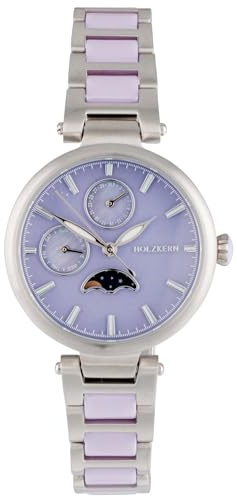 HOLZKERN Damenarmbanduhr Moonbow Lila Gerais/Keramik 9010631021788 | modische Armbanduhr für Frauen,