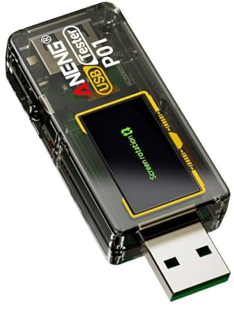Etyldya USB Tester, Spannungs Und Strommessgerät, Multifunktionswerkzeug für Elektriker