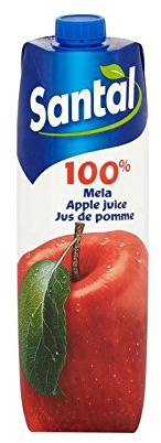 Frutta Santal Succo Di Mela 1000Ml (Confezione da 4)