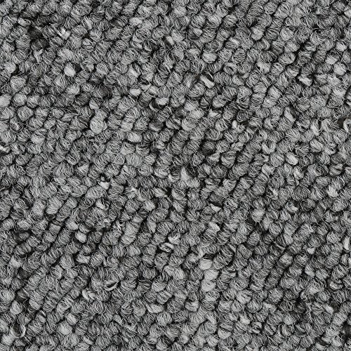 BODENMEISTER BM72392 Teppichboden Auslegware Meterware Schlinge grau hell 400 und 500 cm breit, verschiedene Längen, Variante: 7 x 4 m