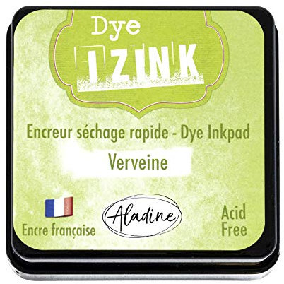 Aladine 19264 Izink Dye Stempelkissen, Hellgrün